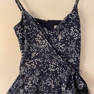 Michael Kors Blue Floral Jumpsuit